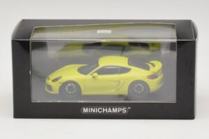 Porsche Cayman GT4 981 Roheline Minichamps 1:43 410066122 Metall - pilt 5/5