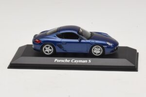 Porsche Cayman S 987 Sinine Metallik Maxichamps 1:43 940065621 Metall