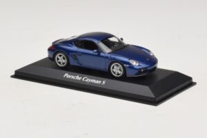 Porsche Cayman S 987 Sinine Metallik Maxichamps 1:43 940065621 Metall - pilt 3/5