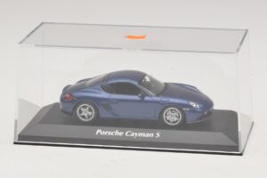 Porsche Cayman S 987 Sinine Metallik Maxichamps 1:43 940065621 Metall - pilt 4/5