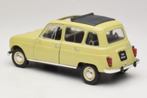 Renault 4L Kollane Solido 1:18 8062 Metall - pilt 6/7