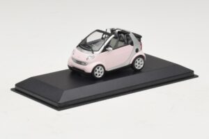 Smart Fortwo 450 Kabriolett Valge Legally Blonde 2 Asenduskarp Minichamps 1:43 402173900-R1 Metall - pilt 2/5