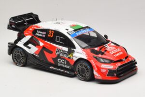 Toyota GR Yaris Rally1 #33 E. Evans / S. Martin Rally Monte Carlo 2026 IXO 1:18 18RMC269B Metall - pilt 4/6