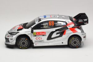 Toyota GR Yaris Rally1 #69 K. Rovanpera / J. Halttunen Rally Portugal 2025 IXO 1:18 18RMC250B Metall - pilt 3/6