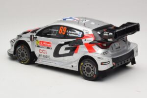 Toyota GR Yaris Rally1 #69 K. Rovanpera / J. Halttunen Rally Portugal 2025 IXO 1:18 18RMC250B Metall - pilt 5/6