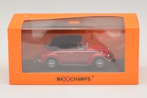 Volkswagen 1302 Kabriolett Punane Maxichamps 1:43 940055031 Metall - pilt 5/5