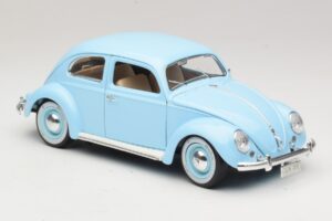 Volkswagen Beetle Sinine Bburago 1:18 3381 Metall - pilt 6/8