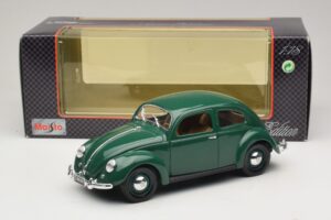 Volkswagen Beetle Roheline Maisto 1:18 32820 Metall - pilt 8/8