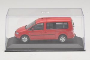 Volkswagen Caddy 2K Bus Punane Minichamps 1:43 CADDY009 Metall - pilt 4/5