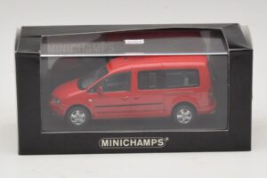 Volkswagen Caddy 2K Bus Punane Minichamps 1:43 CADDY009 Metall - pilt 5/5
