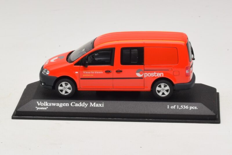 Volkswagen Caddy Maxi Mk3 Norway Post Minichamps 1:43 Volkswagen Caddy Maxi Mk3 Norway Post Minichamps 1:43 403057005 Metall