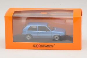 Volkswagen Golf GTI Mk2 Sinine Metallik Maxichamps 1:43 940054120 Metall - pilt 5/5