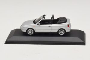 Volkswagen Golf Mk4 Kabriolett Hõbedane Edasimüüja Väljaanne Minichamps 1:43 GOLF004 Metall
