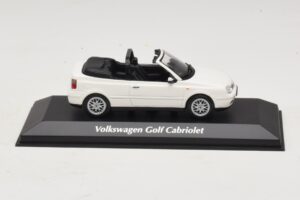 Volkswagen Golf Mk4 Kabriolett Valge Maxichamps 1:43 940058330 Metall