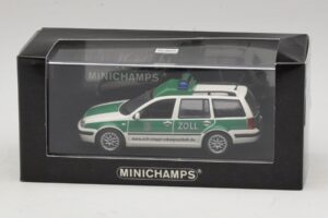 Volkswagen Golf Mk4 Variant Polizei Minichamps 1:43 430056090 Metall - pilt 5/5