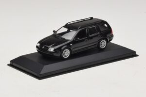 Volkswagen Golf Mk4 Variant Sport Highline BBS Edition Must Asenduskarp Minichamps 1:43 GOLF008-R1 Metall - pilt 2/5