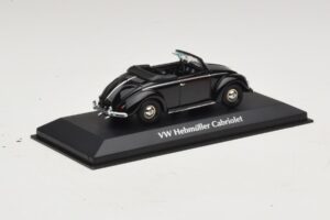 Volkswagen Hebmuller Kabriolett Must Maxichamps 1:43 940052130 Metall - pilt 2/5