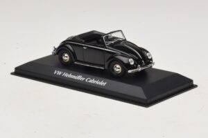 Volkswagen Hebmuller Kabriolett Must Maxichamps 1:43 940052130 Metall - pilt 3/5