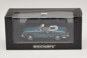 Volkswagen Karmann Ghia Kabriolett Tumesinine Minichamps 1:43 GHIA001 Metall - pilt 5/5