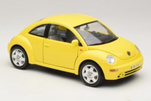 Volkswagen New Beetle A4 Kollane Bburago 1:18 3302 Metall - pilt 6/8